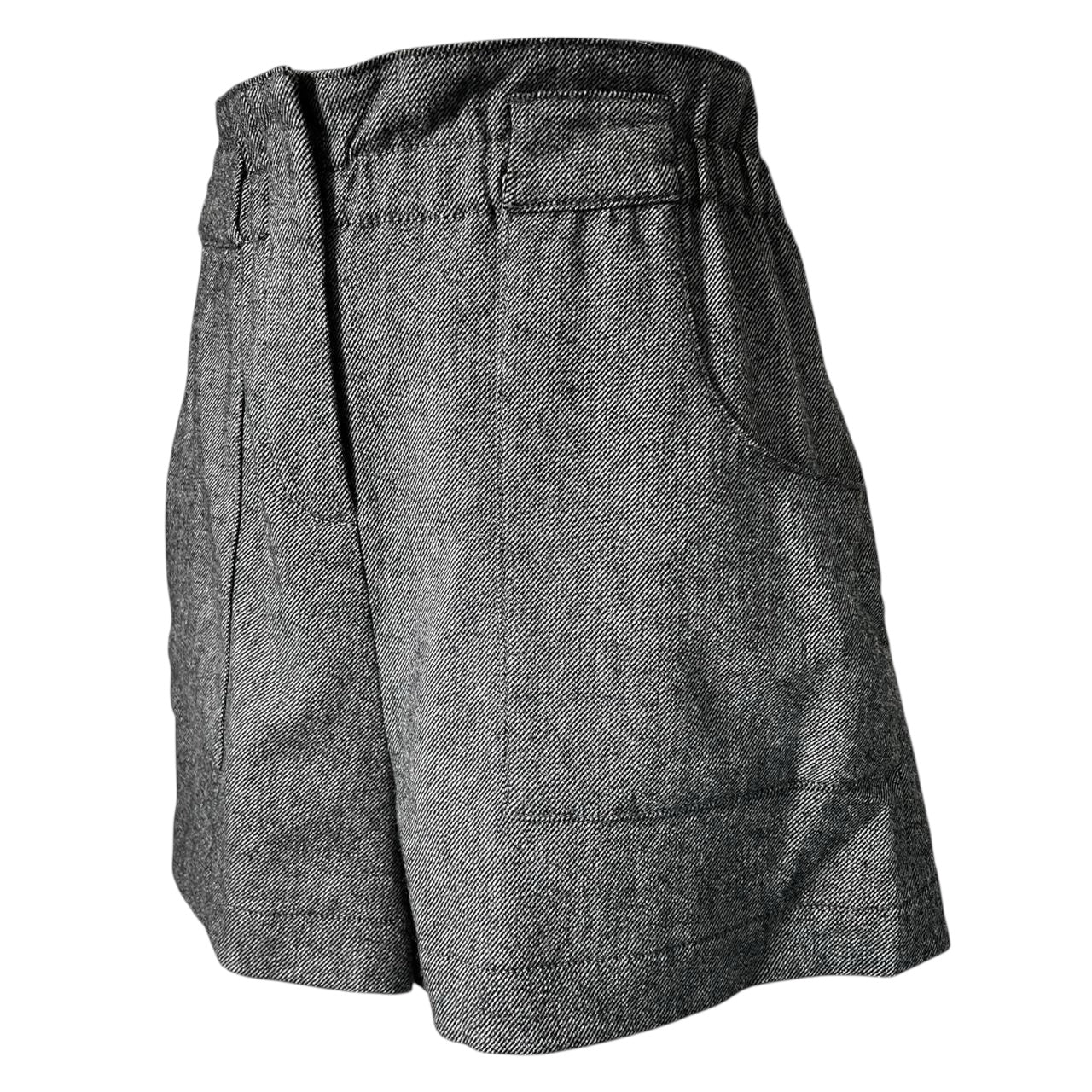 Ba&sh Wool Blend High-Rise Shorts – Size 1 (UK8)