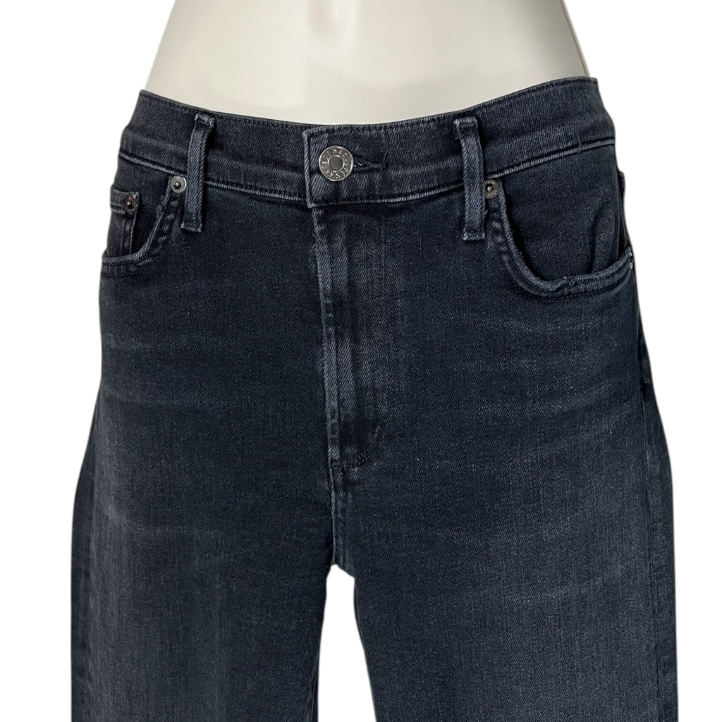 AGOLDE Sophie Ankle Mid Rise Jeans – Dark Room Wash, Size 30