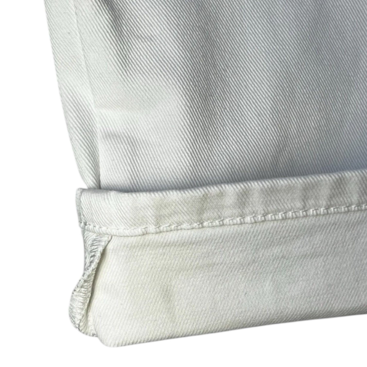 Christopher Kane Heart Embroidered Straight Boyfriend Jeans – White, Sz 25