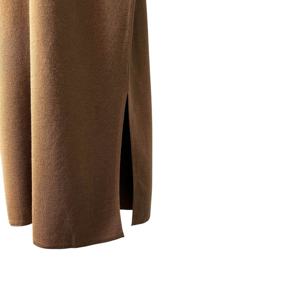 Max Mara Wool Hooded Midi Lounge Dress – Relaxed Fit, Size S – pre-loved