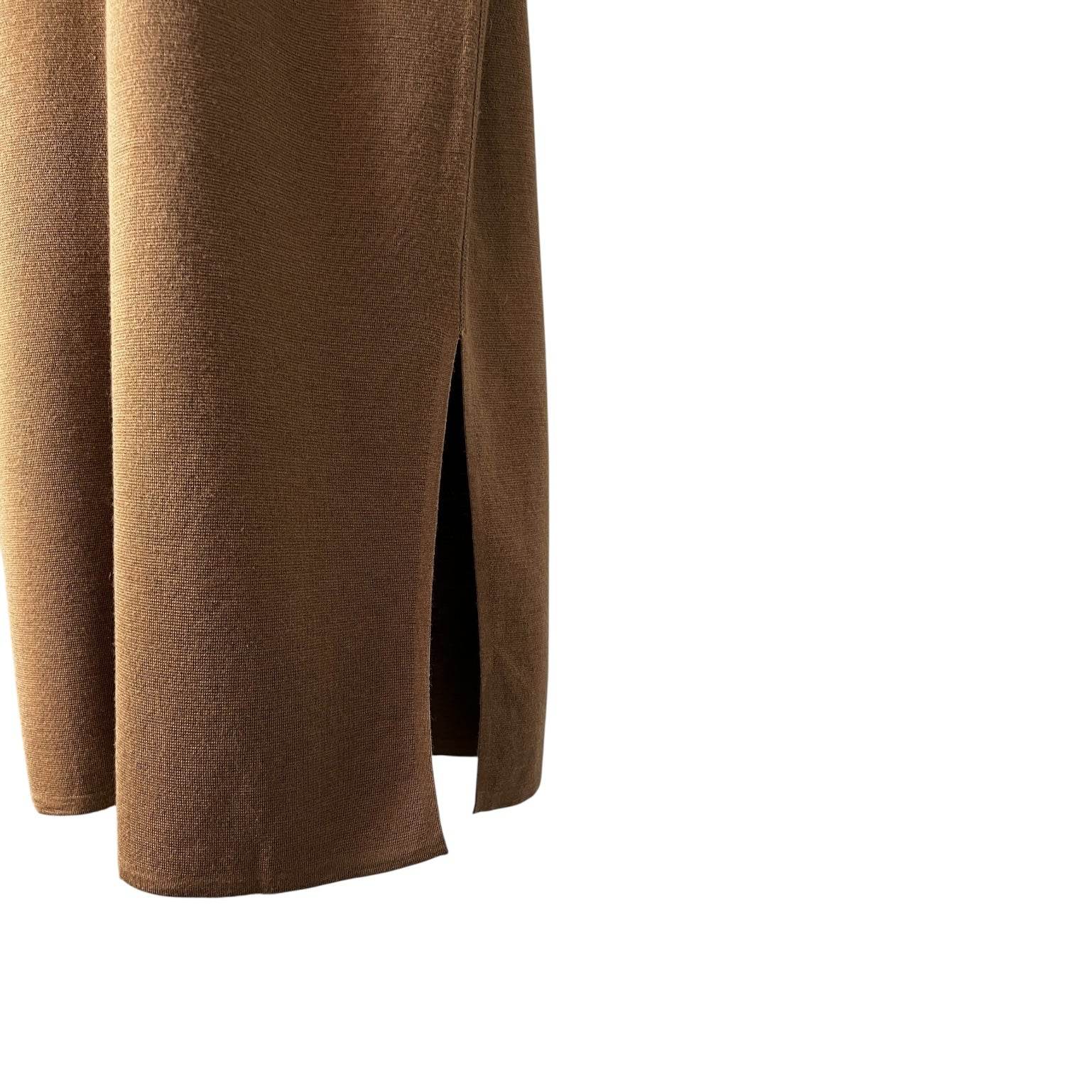 Max Mara Wool Hooded Midi Lounge Dress – Relaxed Fit, Size S – pre-loved