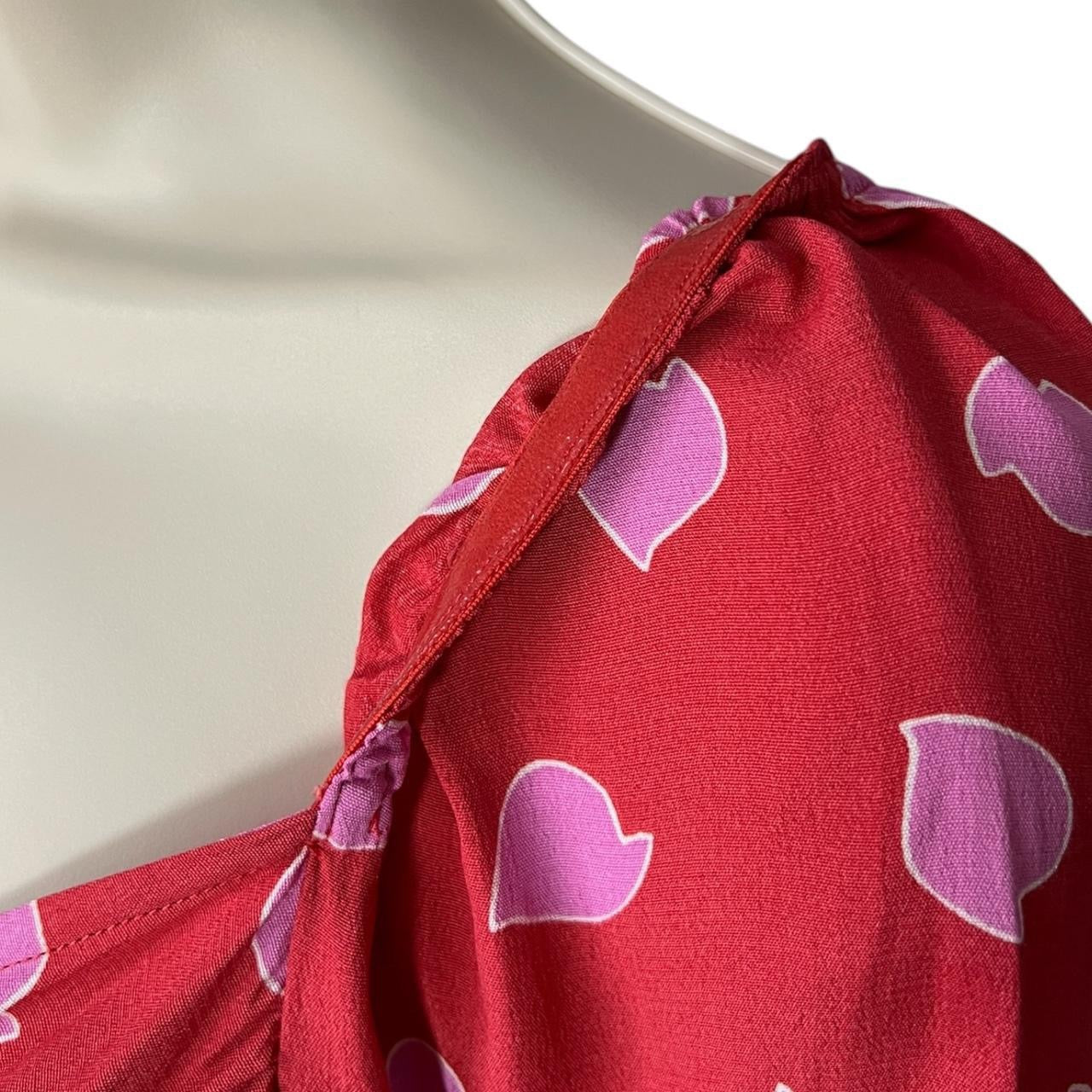 Diane Von Furstenberg Battista Petal Print Wrap Dress – US6