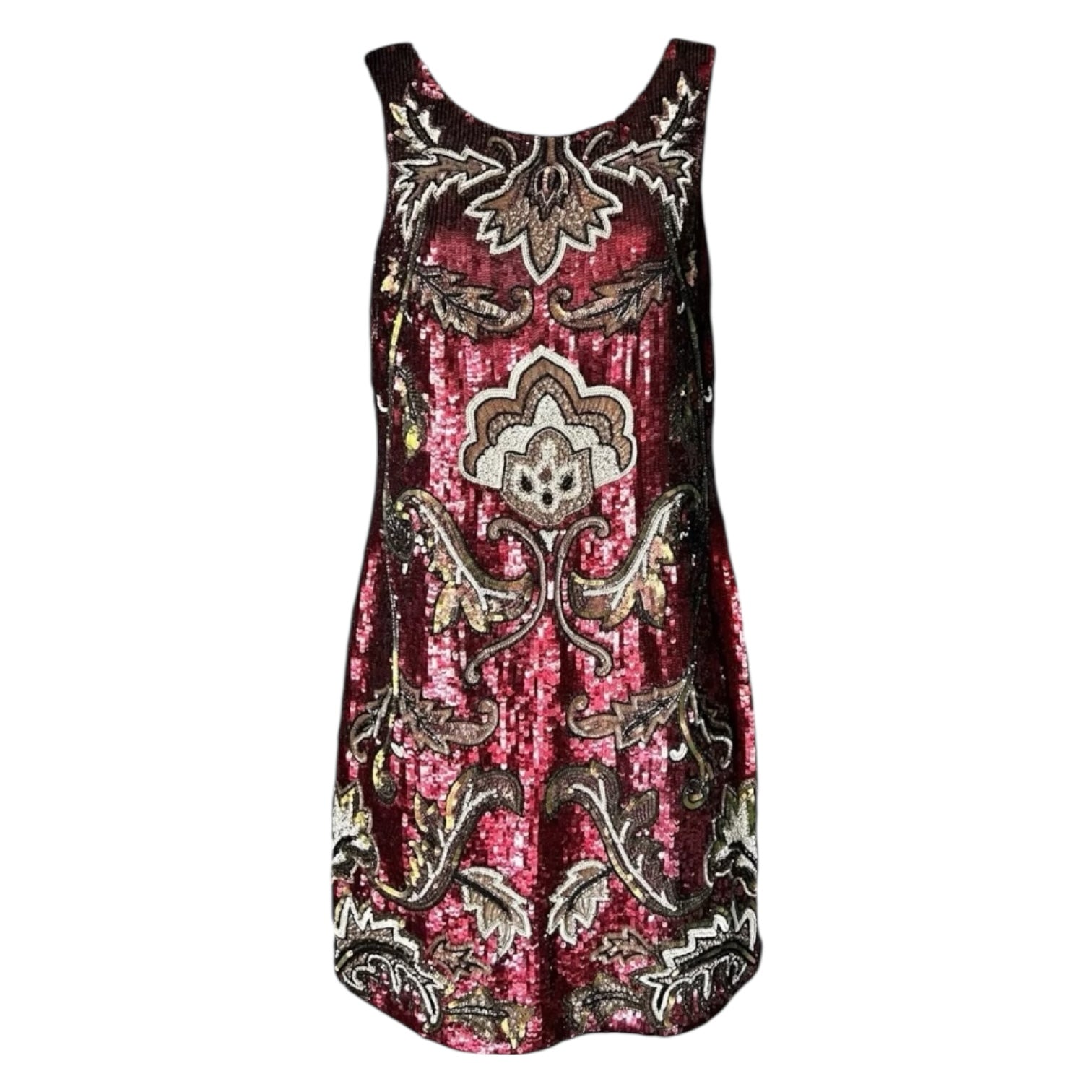 Needle & Thread Sheath Mini Dress – Gilded, UK10 – pre-loved