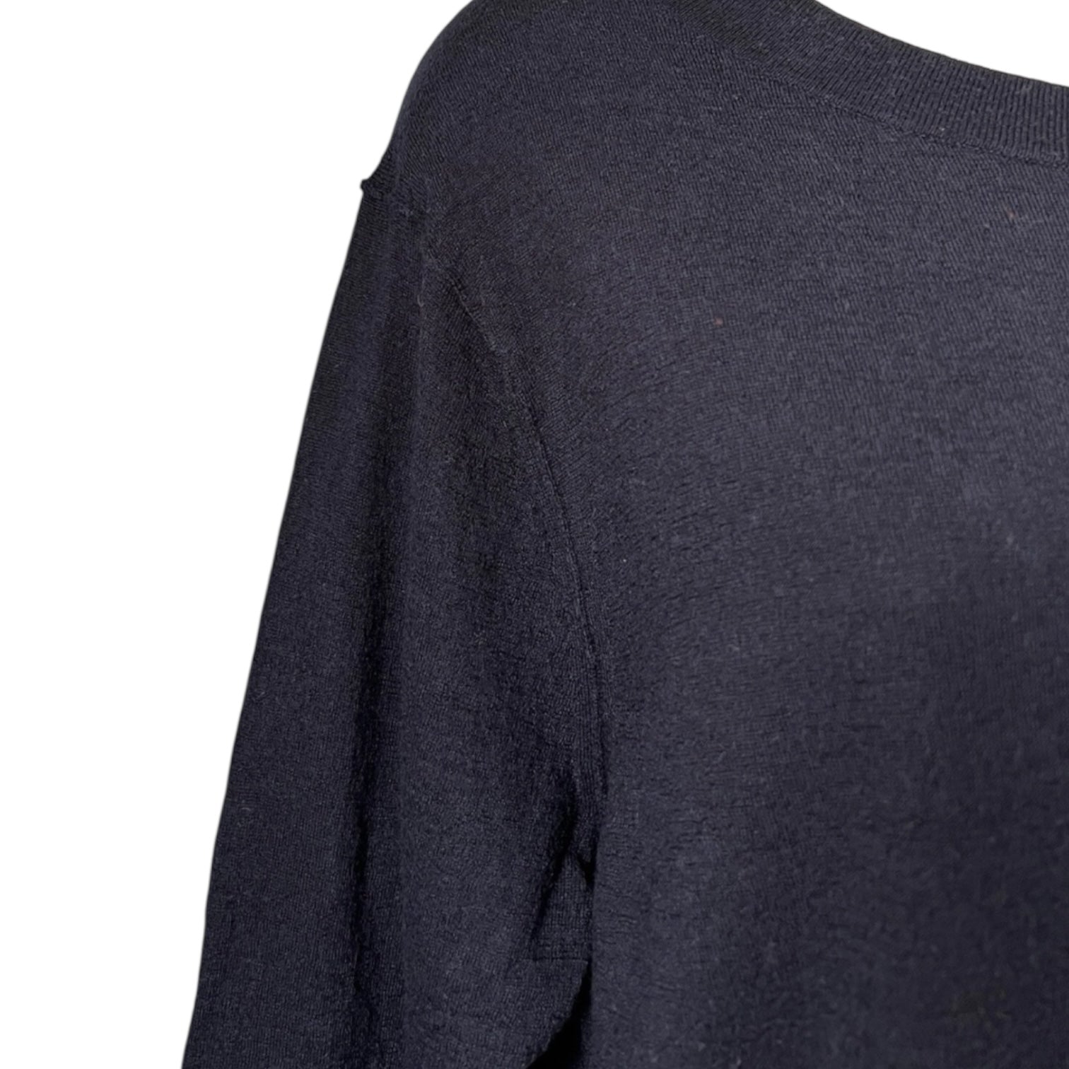 Dorothee Schumacher Wool-Silk Knit Jumper – Navy, Size 5 (XL) – pre-loved