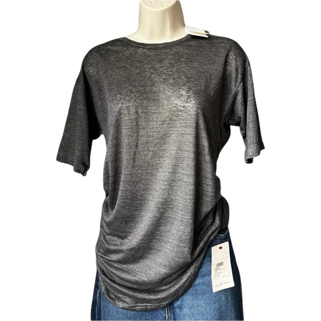 Isabel Marant Slub Linen T-Shirt – Longline, Size S – pre-loved