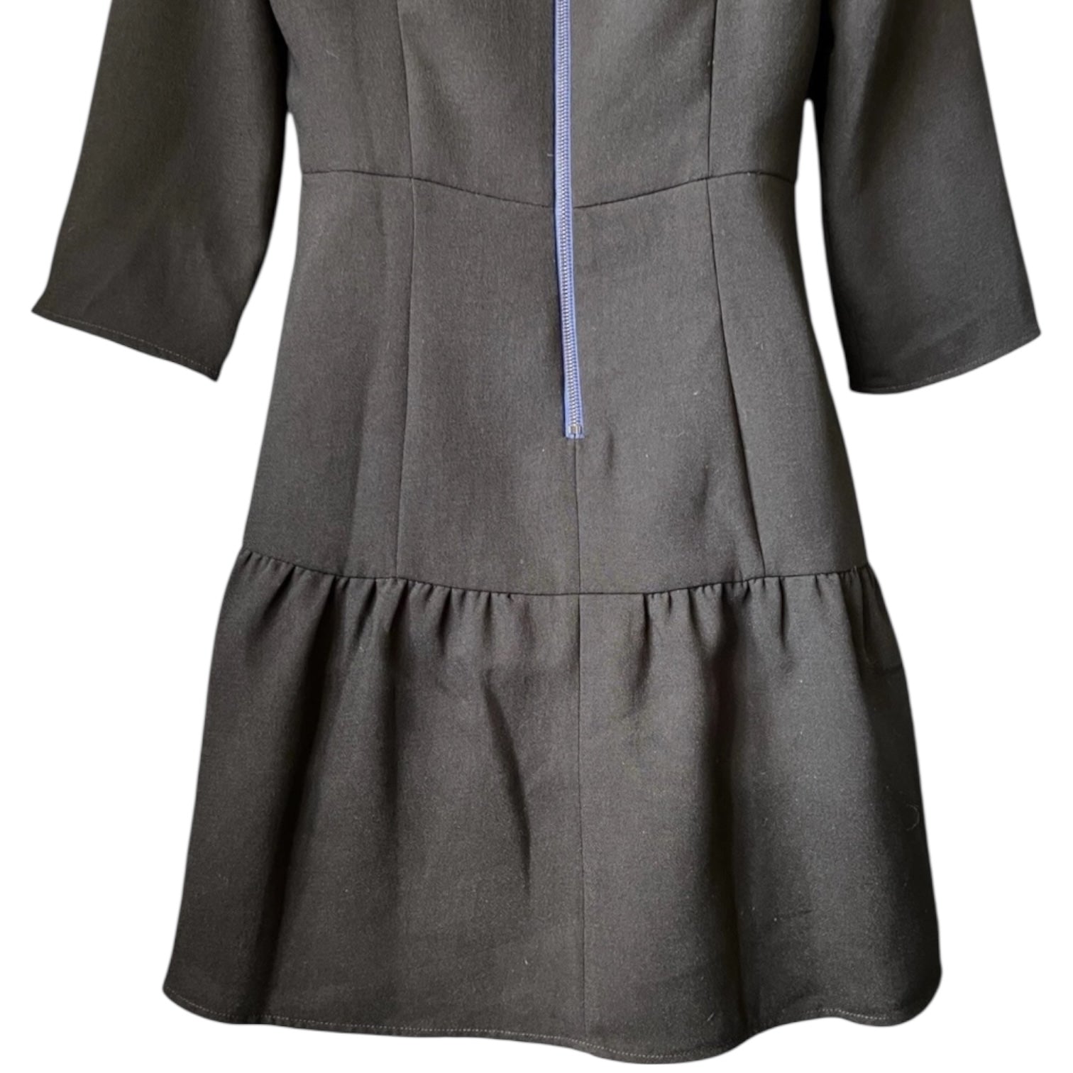 MaxMara Max&Co Crepe Mini Dress – Ruffle, Shift, UK8