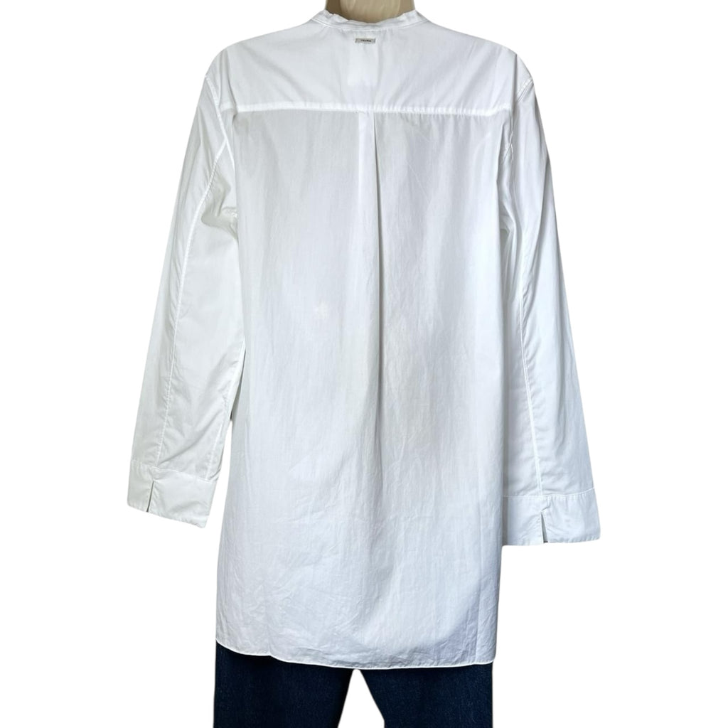 Max Mara Eritrea Cotton Poplin Tunic Button Shirt – UK10