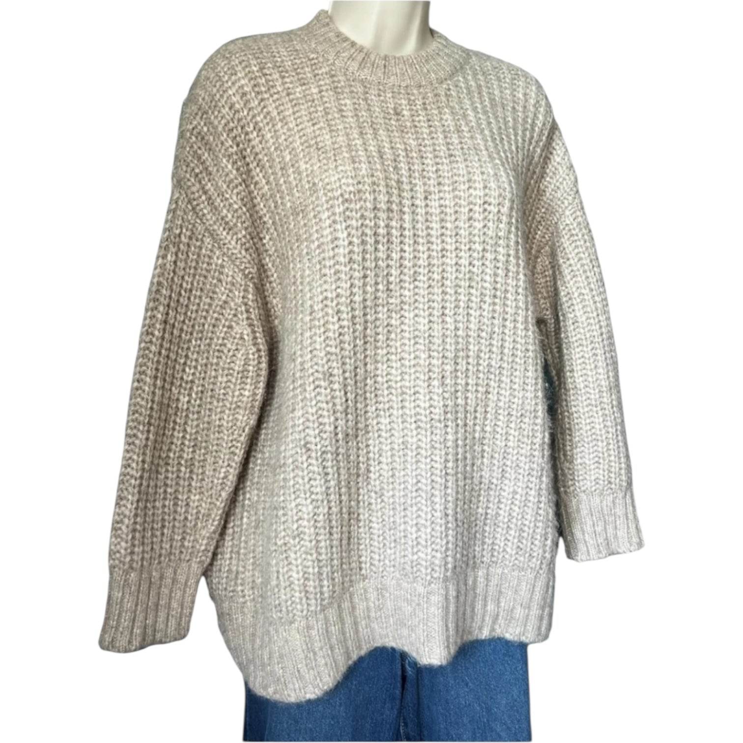 Jenni Kayne Oversized Alpaca Knit Jumper – Cocoon Silhouette, Size XXS – pre-loved