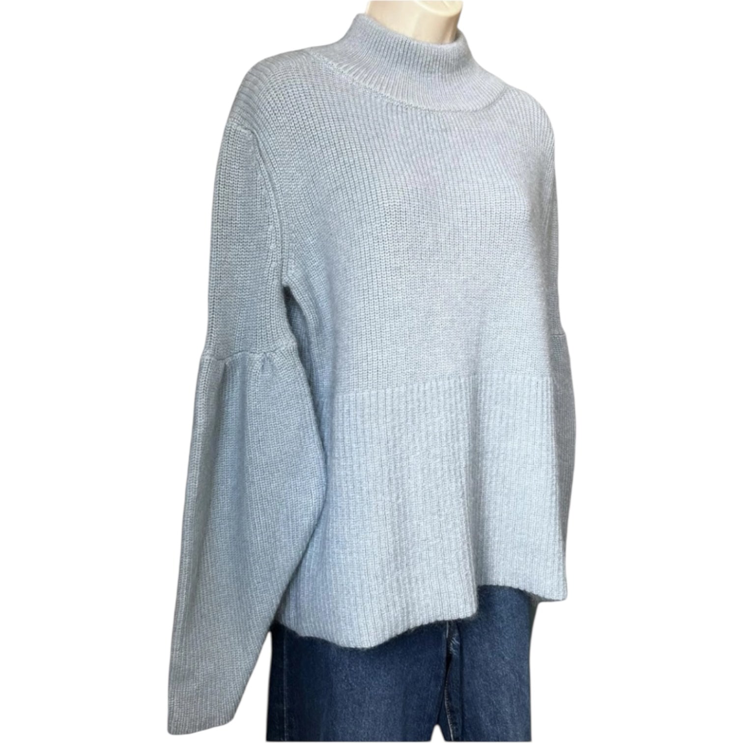 Viktoria & Woods Chunky Mohair-Blend Oversized Jumper – High Neck, UK 6–8 – pre-loved