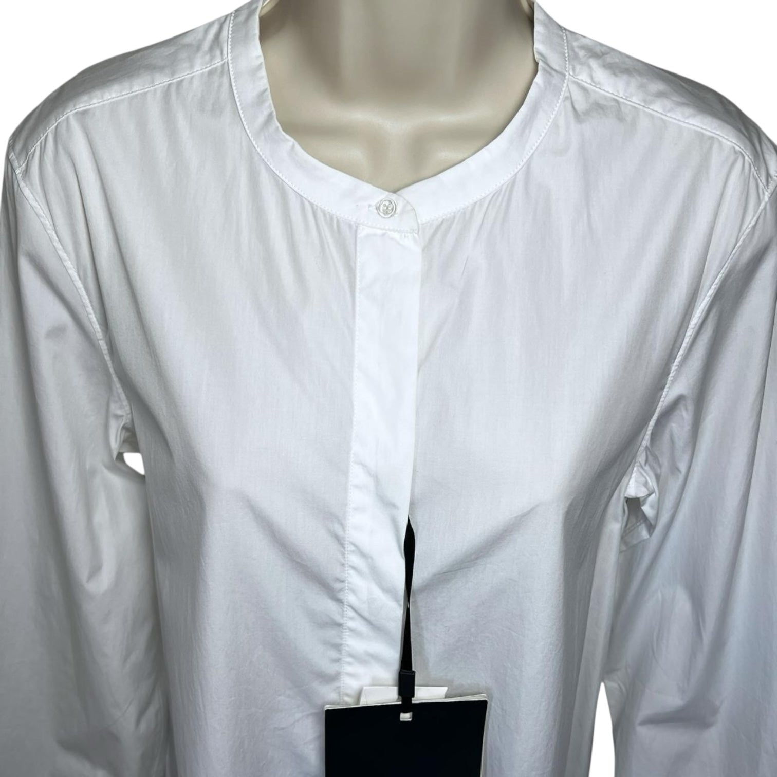 Max Mara Eritrea Cotton Poplin Tunic Button Shirt – UK10
