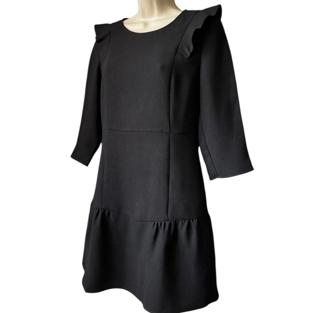 MaxMara Max&Co Crepe Mini Dress – Ruffle, Shift, UK8
