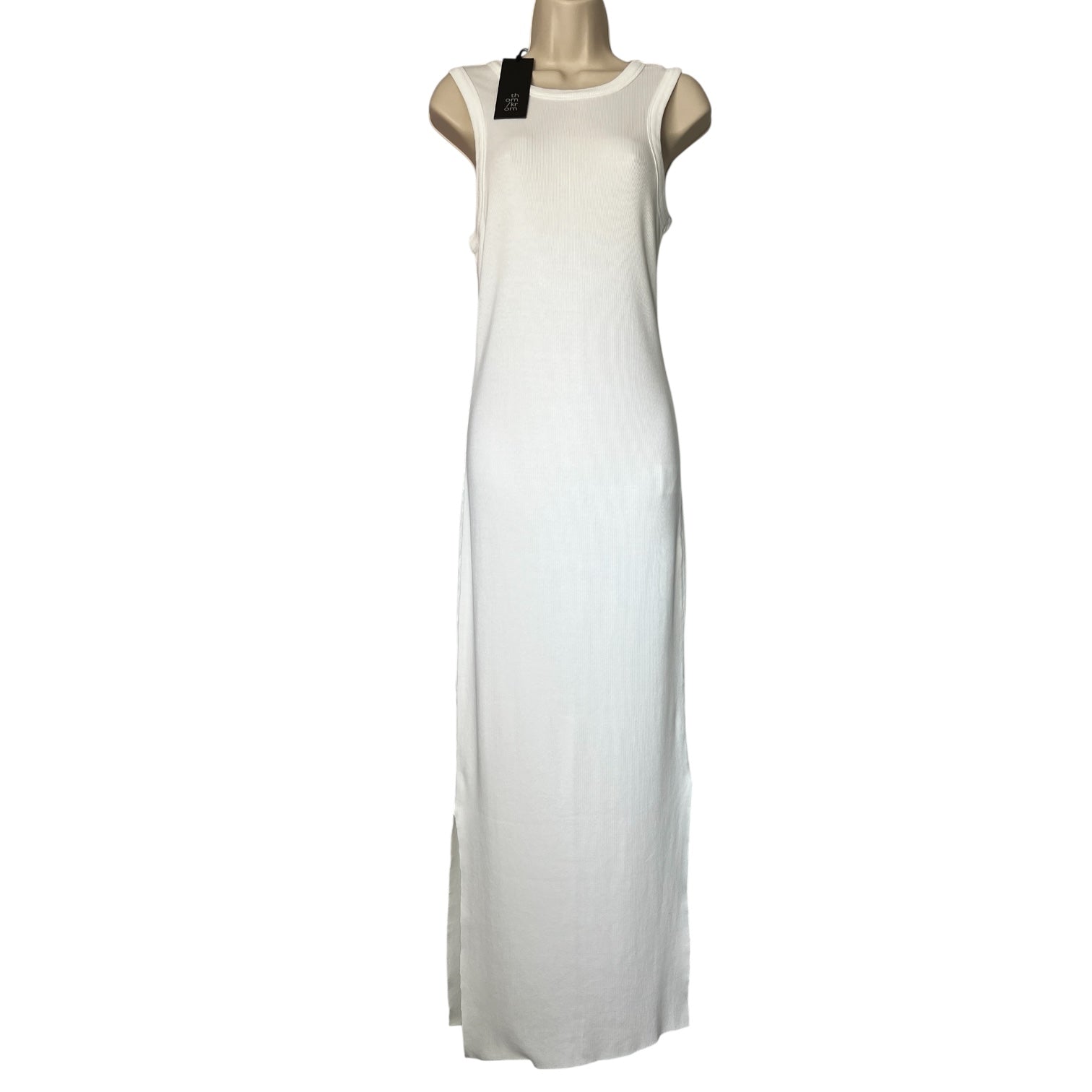 Thom Krom Ribbed Maxi Tank Dress – Off-White, L