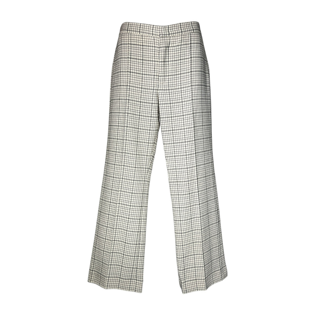 Isabel Marant Cotton Cropped Straight-Leg Trousers - Check, FR36