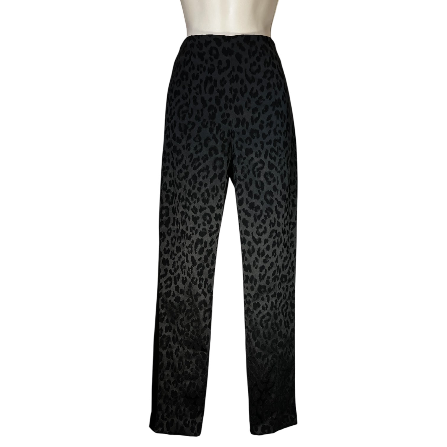 Veronica Beard Honolulu Leopard Jacquard Tuxedo Trousers – Tailored Fit, US 4 – pre-loved