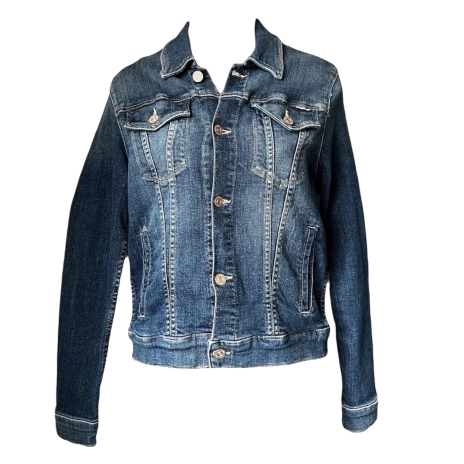 Mother Denim The Pocket Bruiser Jacket – Fitted, Size S – pre-loved