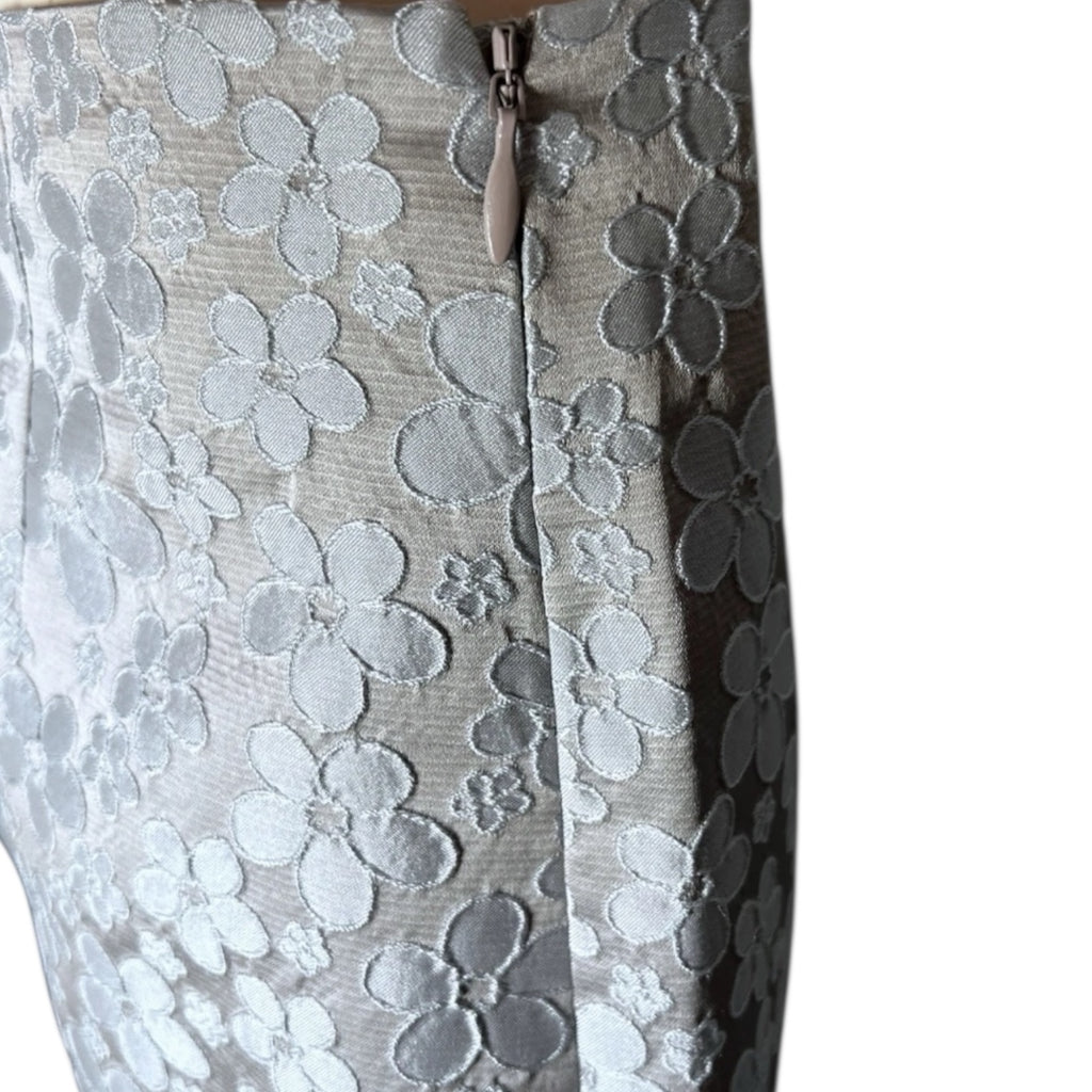 Alexa Chung Daisy Floral Jacquard High Rise Tailored Shorts - UK12