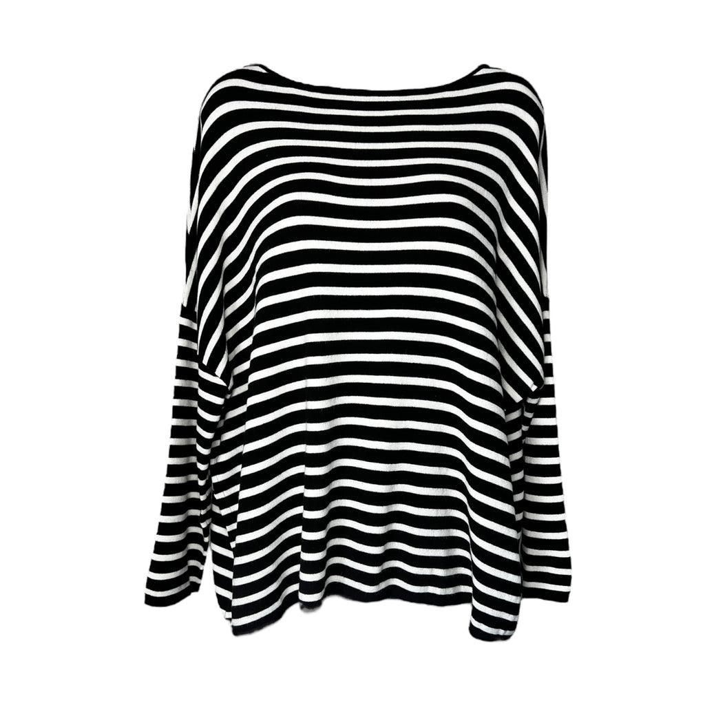 MaxMara Weekend Black & White Striped Knit Jumper – M/L