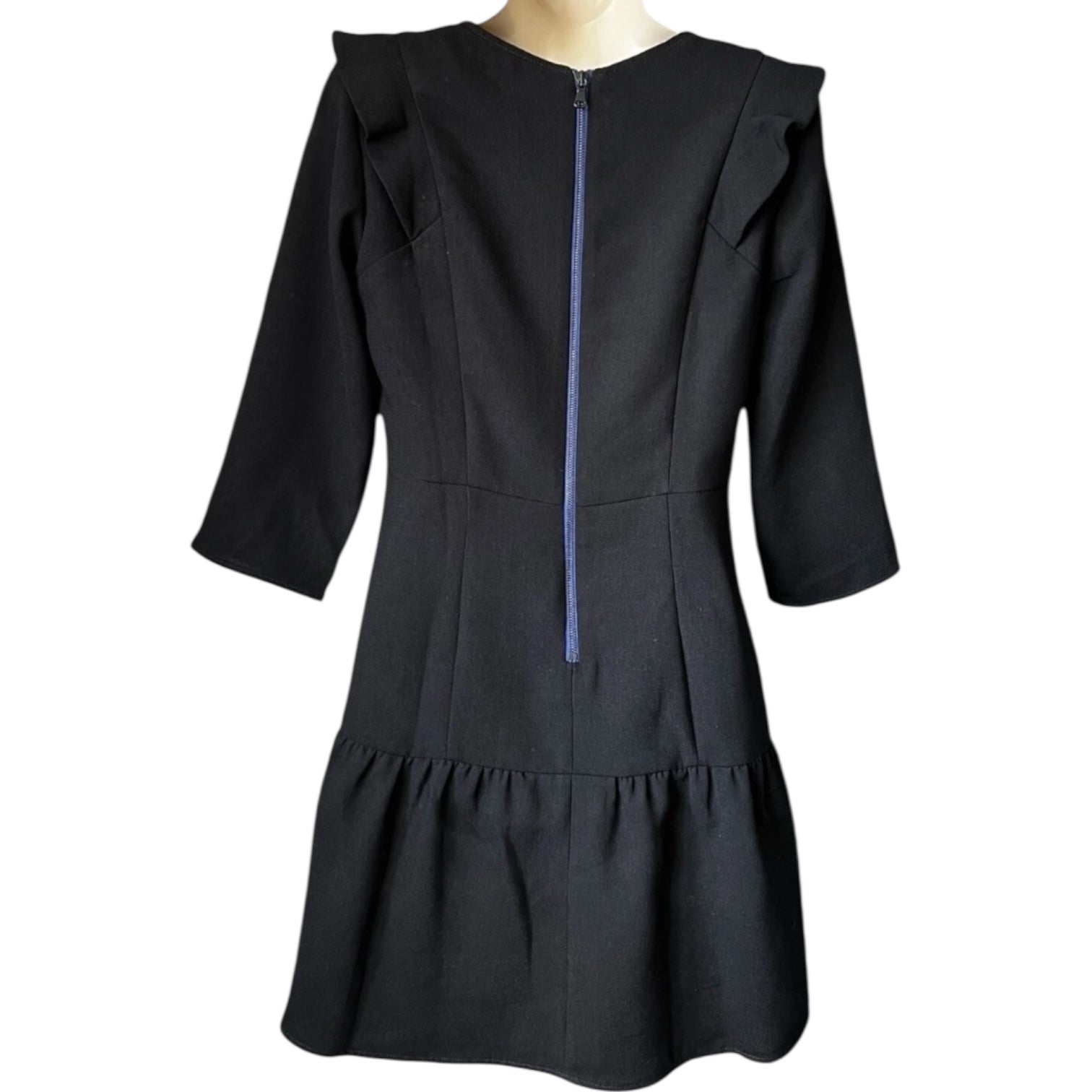 MaxMara Max&Co Crepe Mini Dress – Ruffle, Shift, UK8