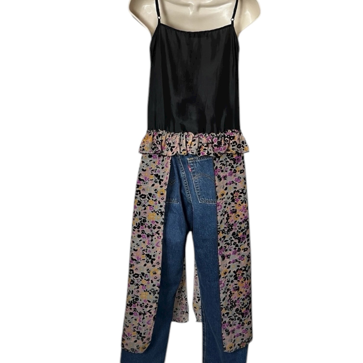 See By Chloé Silk Devoré Velvet Cami Top – FR34