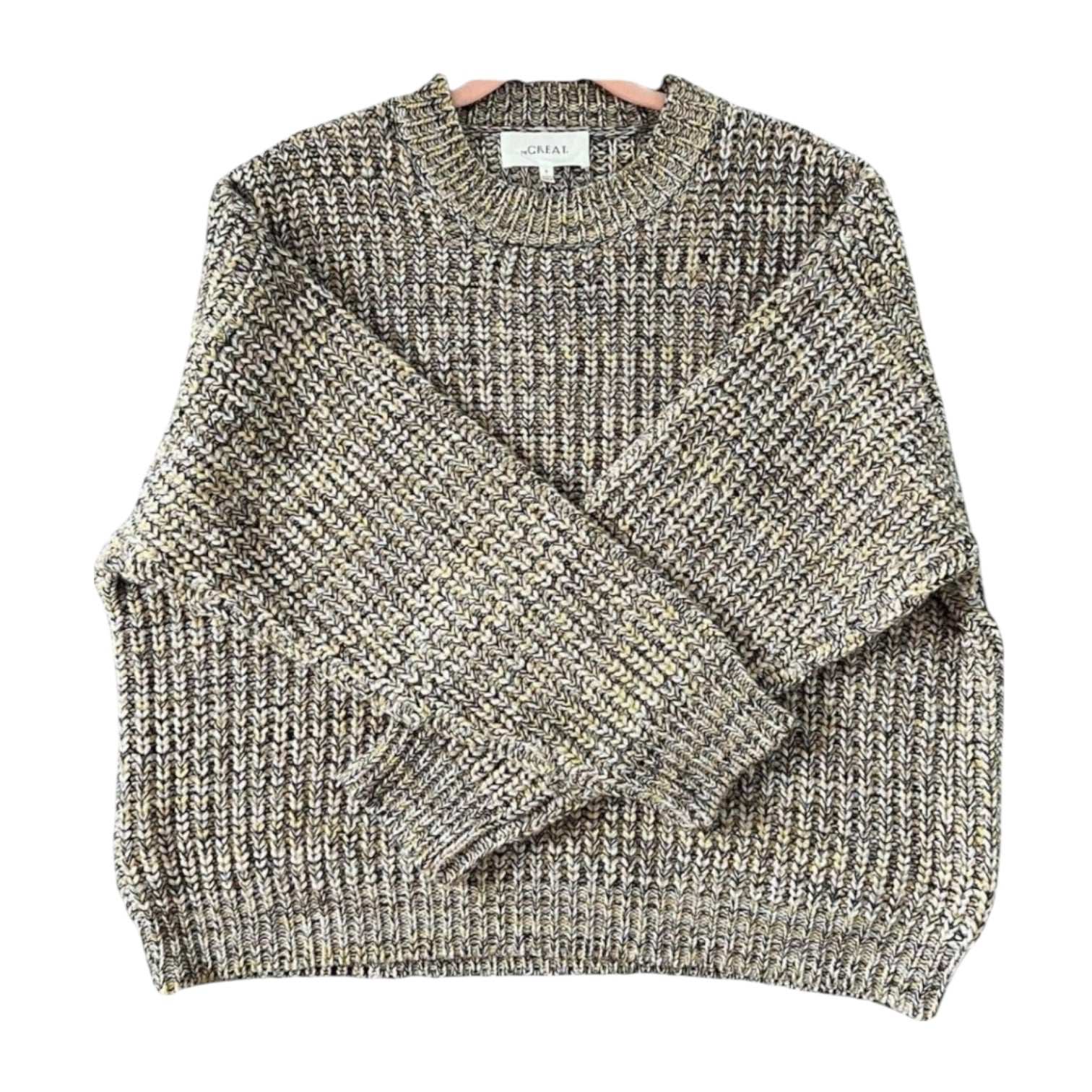 The Great Chunky Oversized Alpaca-Blend Jumper – Melange, US0 – pre-loved