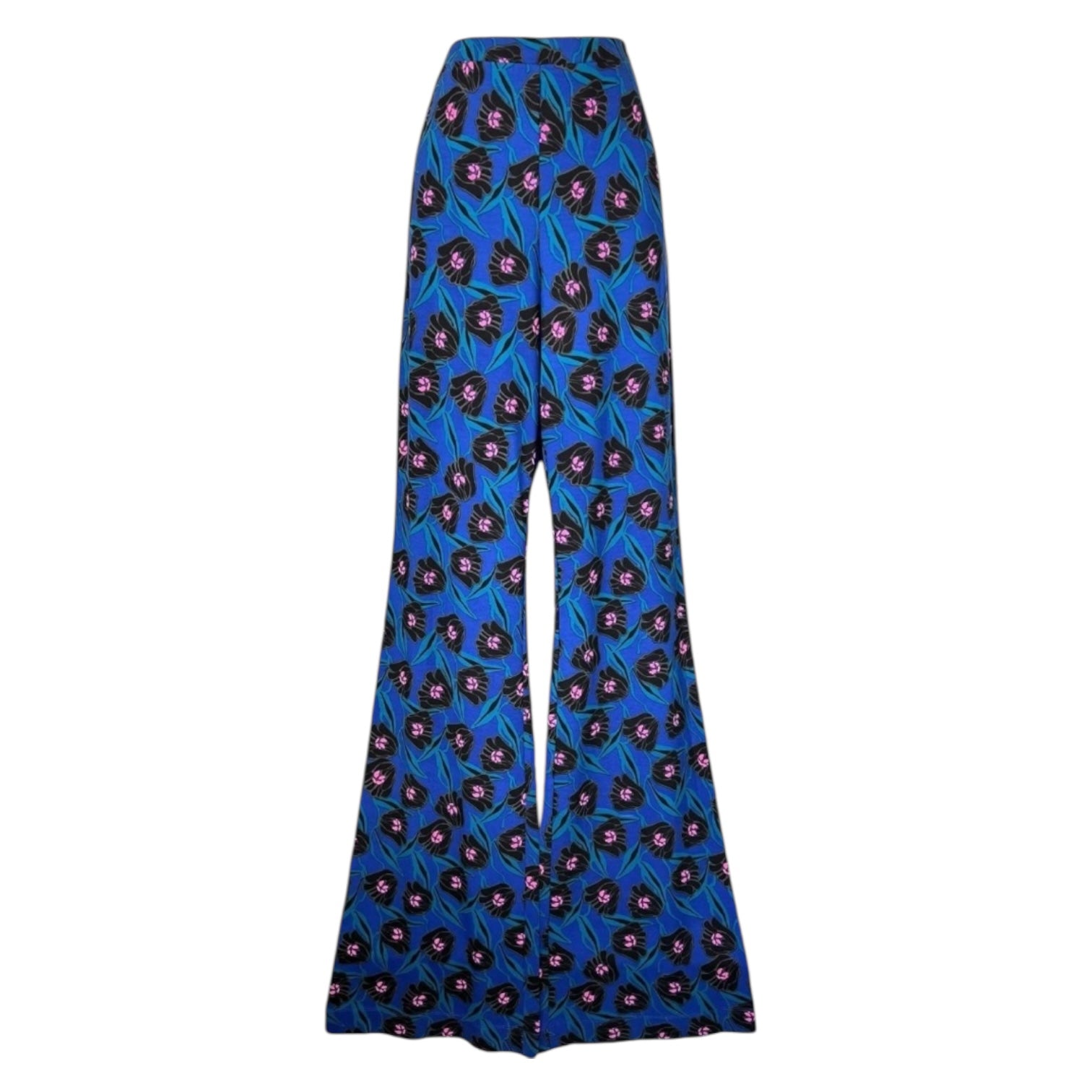 Diane von Furstenberg Brooklyn Fortune Vine Jersey Flared Pants – US8