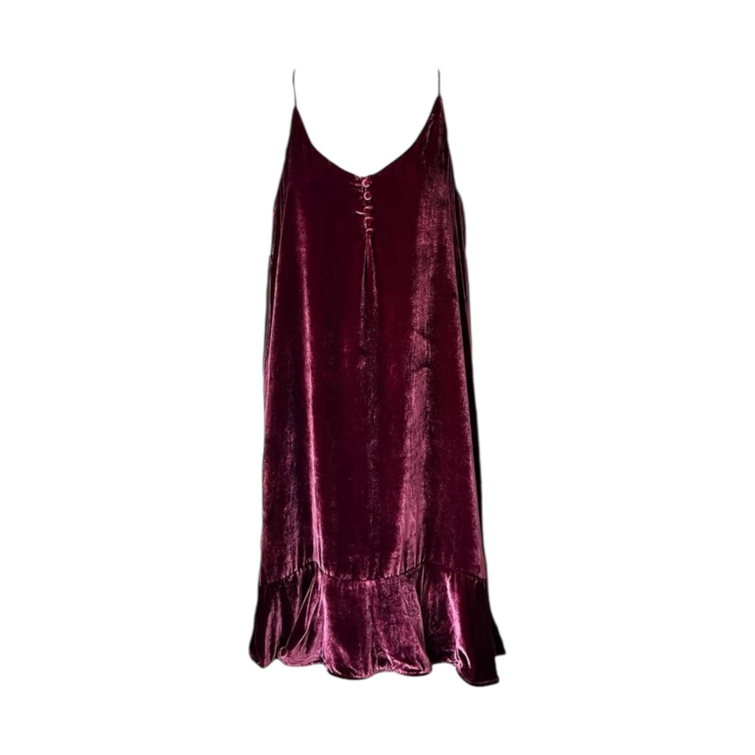 Rails Mini Velvet Slip Dress – Silk Blend, Size XS – pre-loved