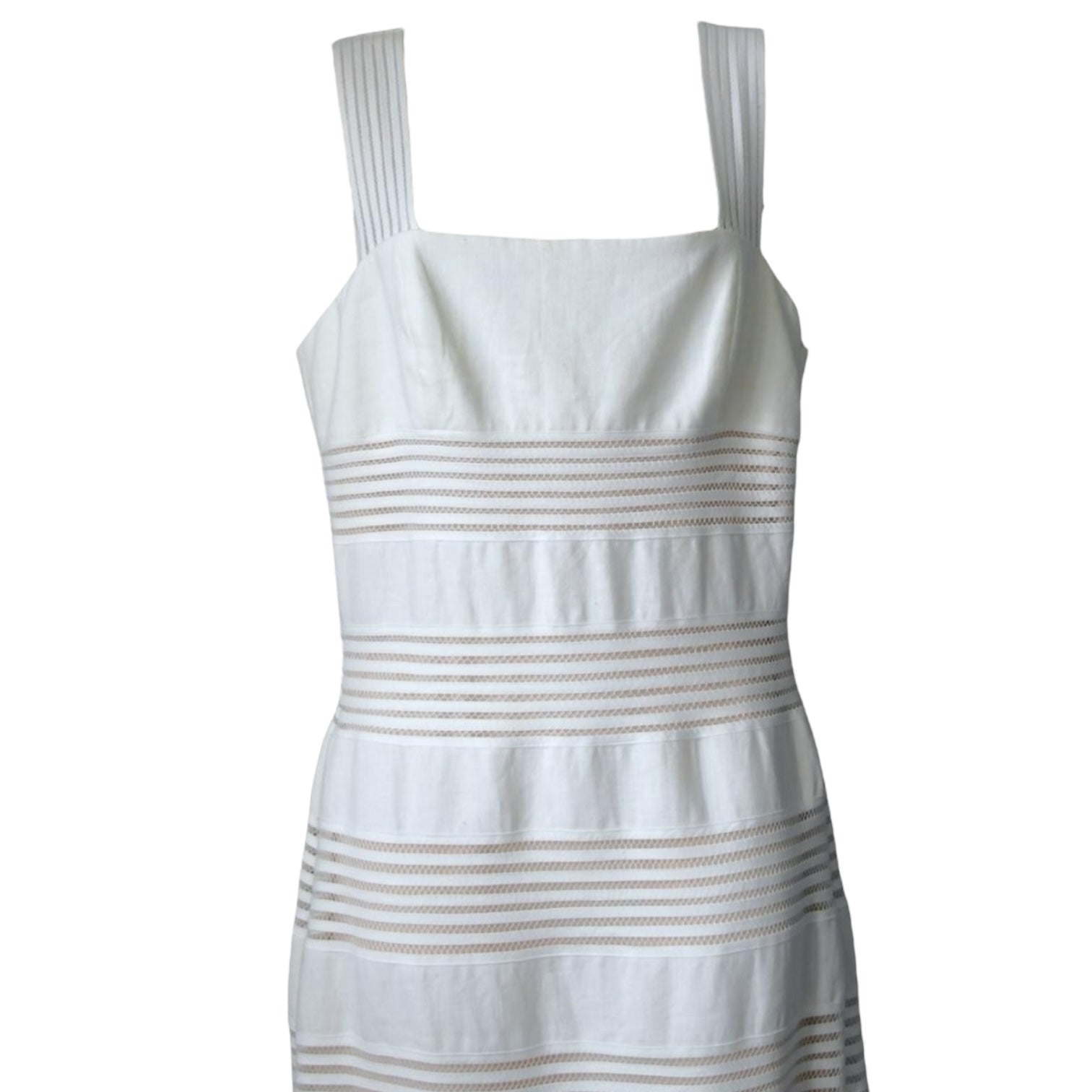 Zimmermann The Corsage Linen Orchid Belt Midi Dress – Sz 2 (UK12)