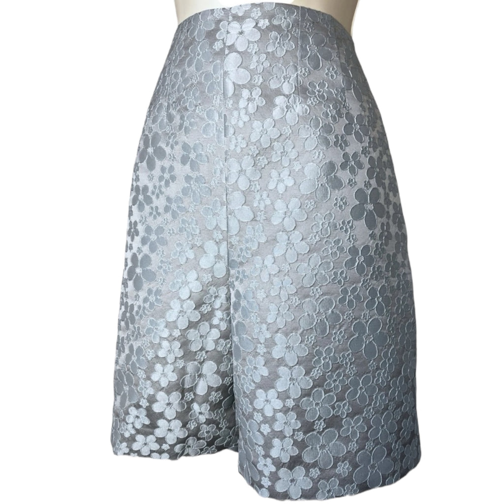 Alexa Chung Daisy Floral Jacquard High Rise Tailored Shorts - UK12