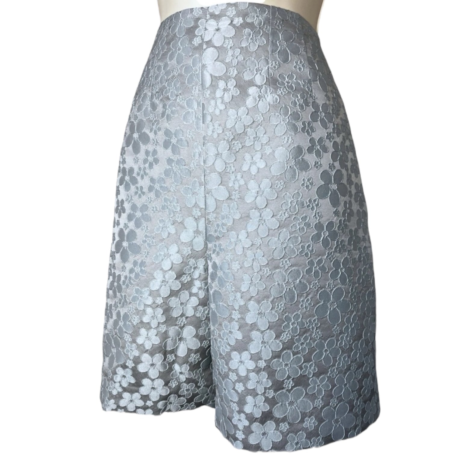 Alexa Chung Daisy Floral Jacquard High Rise Tailored Shorts - UK12