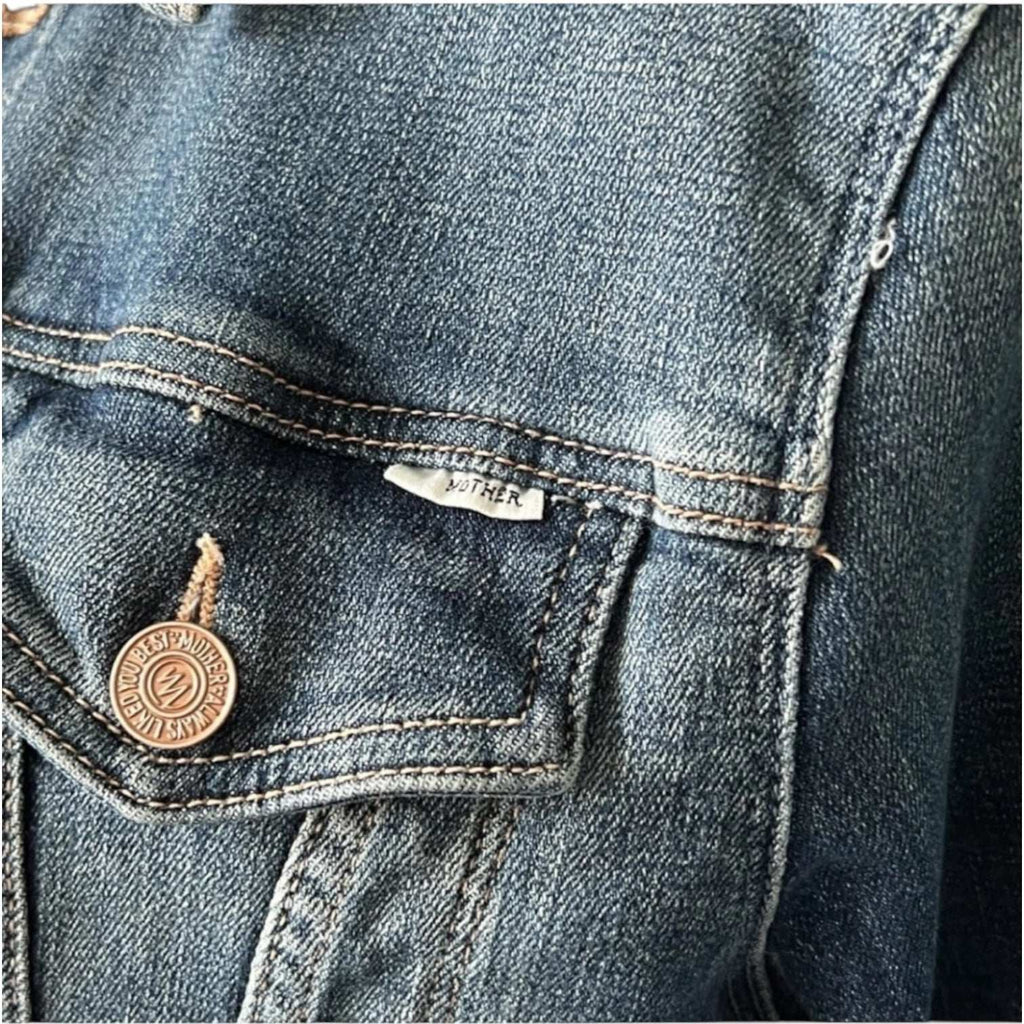 Mother Denim The Pocket Bruiser Jacket – Fitted, Size S – pre-loved