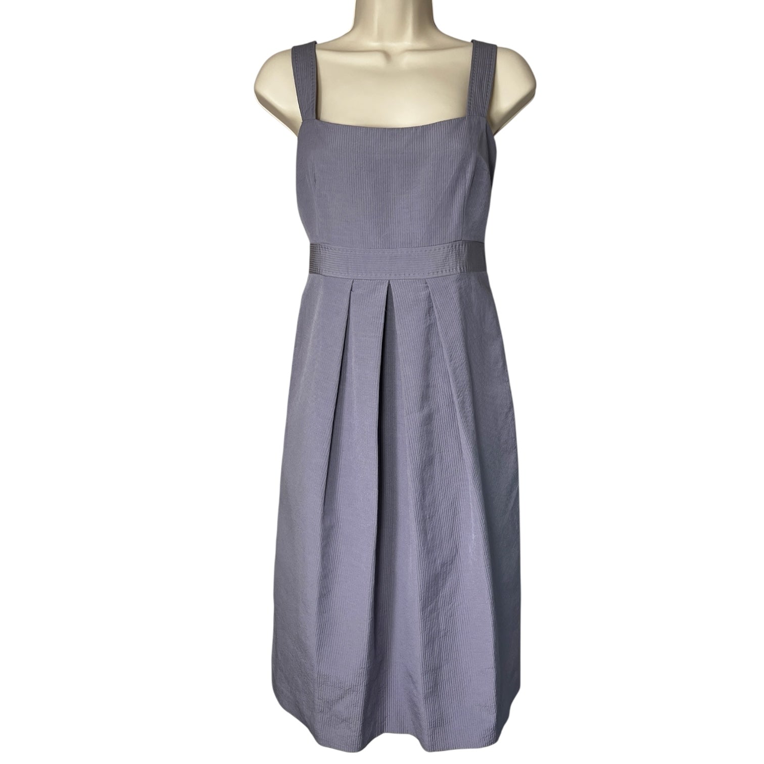 Vintage Moschino Cheap & Chic Pinafore Dress – Cord Linen Blend, UK12