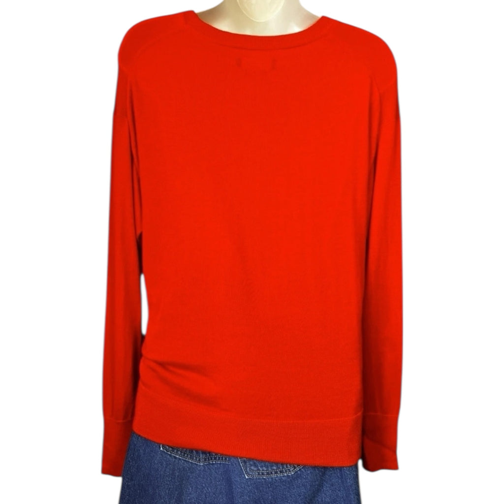 Isabel Marant Cashmere Silk Knit Jumper – Faux Wrap Sweater, FR36