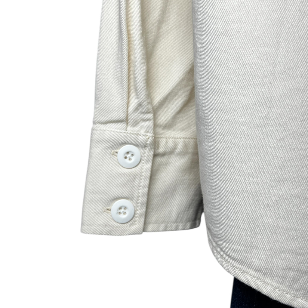 Rails August Western Shirt Jacket – Twill Denim, Ecru, M