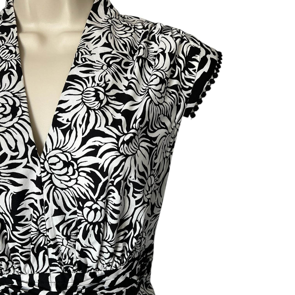 DVF Floral Tiered Maxi Dress – Pompom Zebra Print, US6 – pre-loved