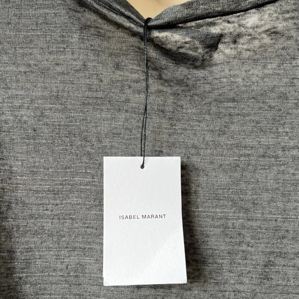 Isabel Marant Slub Linen T-Shirt – Longline, Size S – pre-loved
