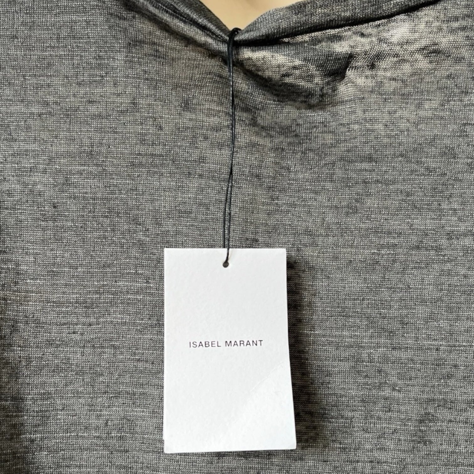Isabel Marant Slub Linen T-Shirt – Longline, Size S – pre-loved