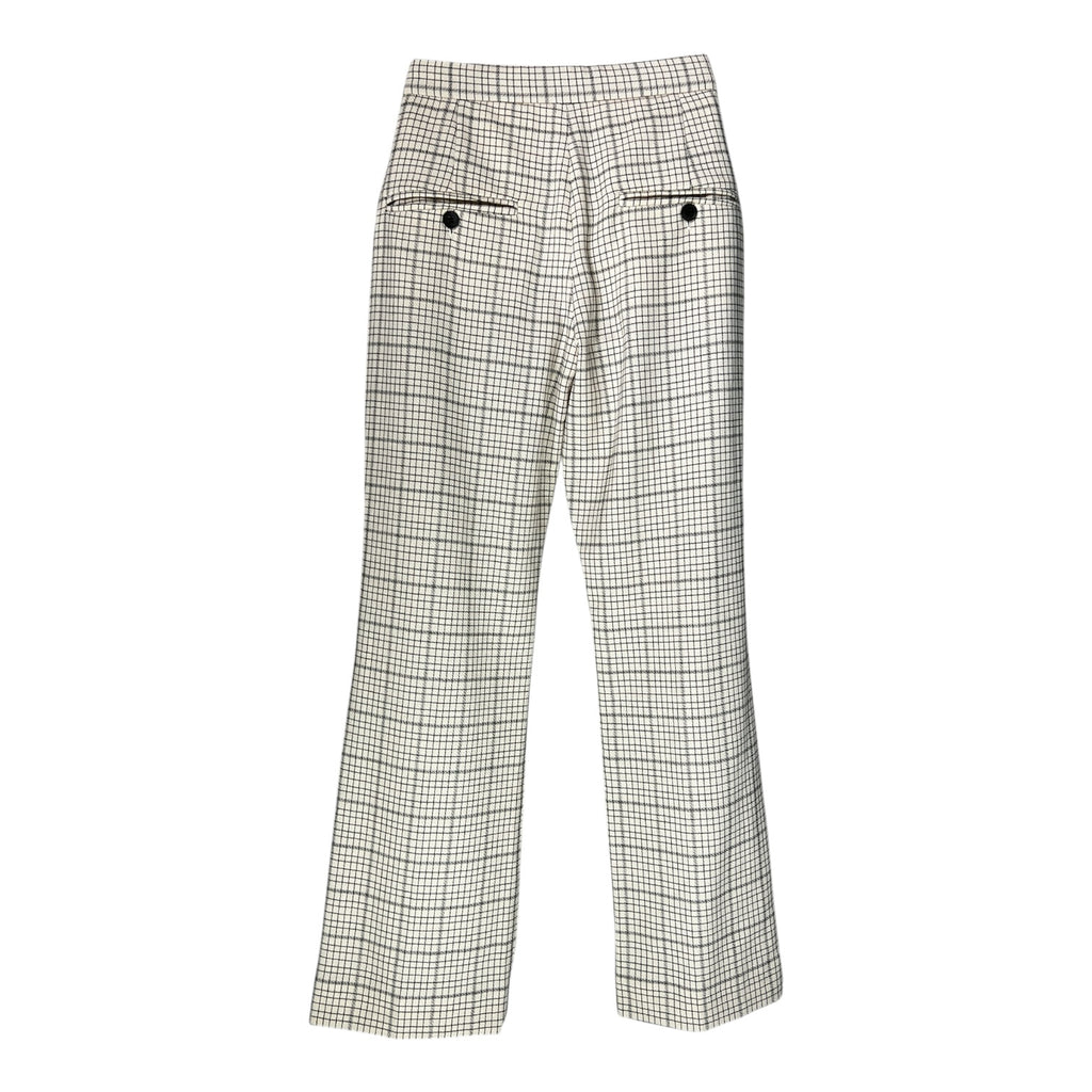 Isabel Marant Cotton Cropped Straight-Leg Trousers - Check, FR36