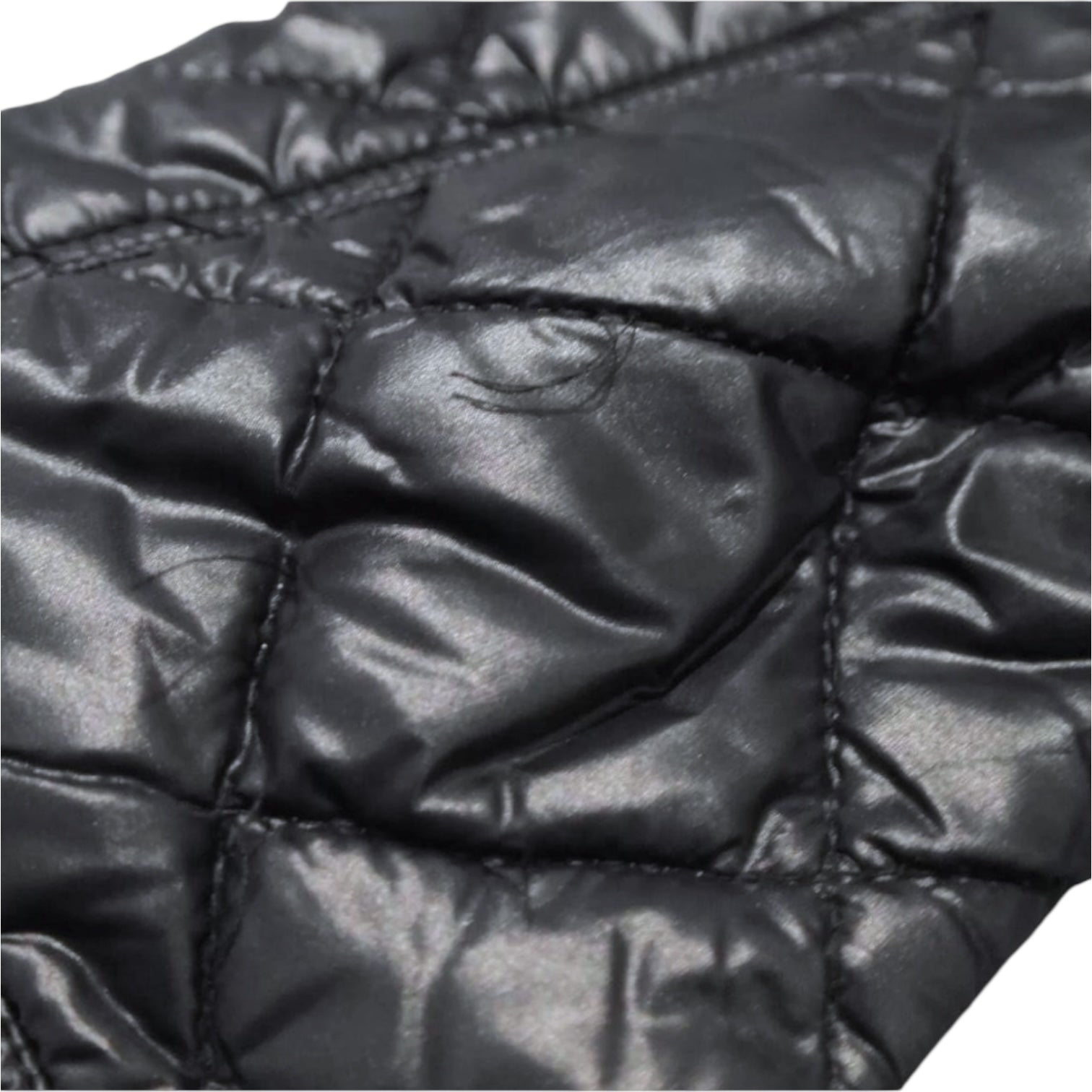 Burberry London Cropped Quilted Puffer Jacket – Black, Size S – pre-loved