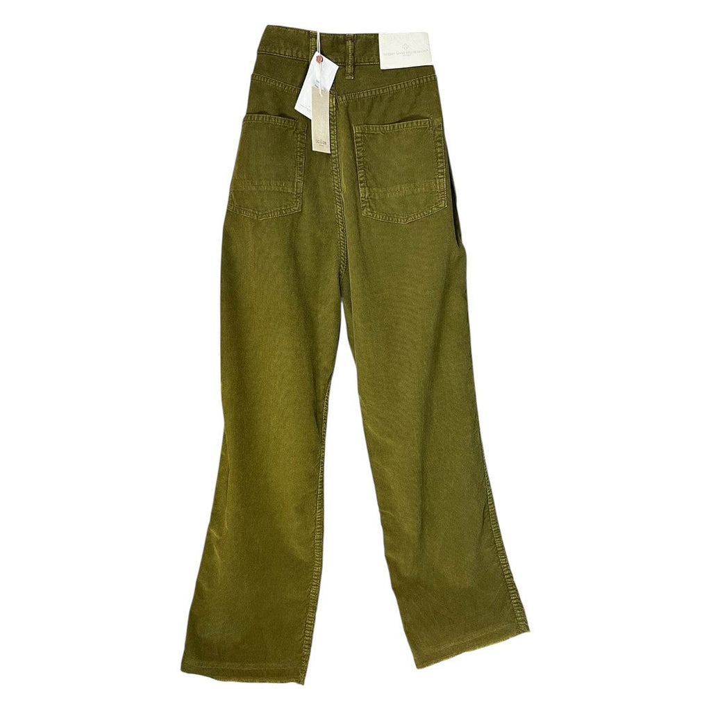 Golden Goose Corduroy Wide Leg Jeans – High Waisted Cropped, Sz 30 – pre-loved