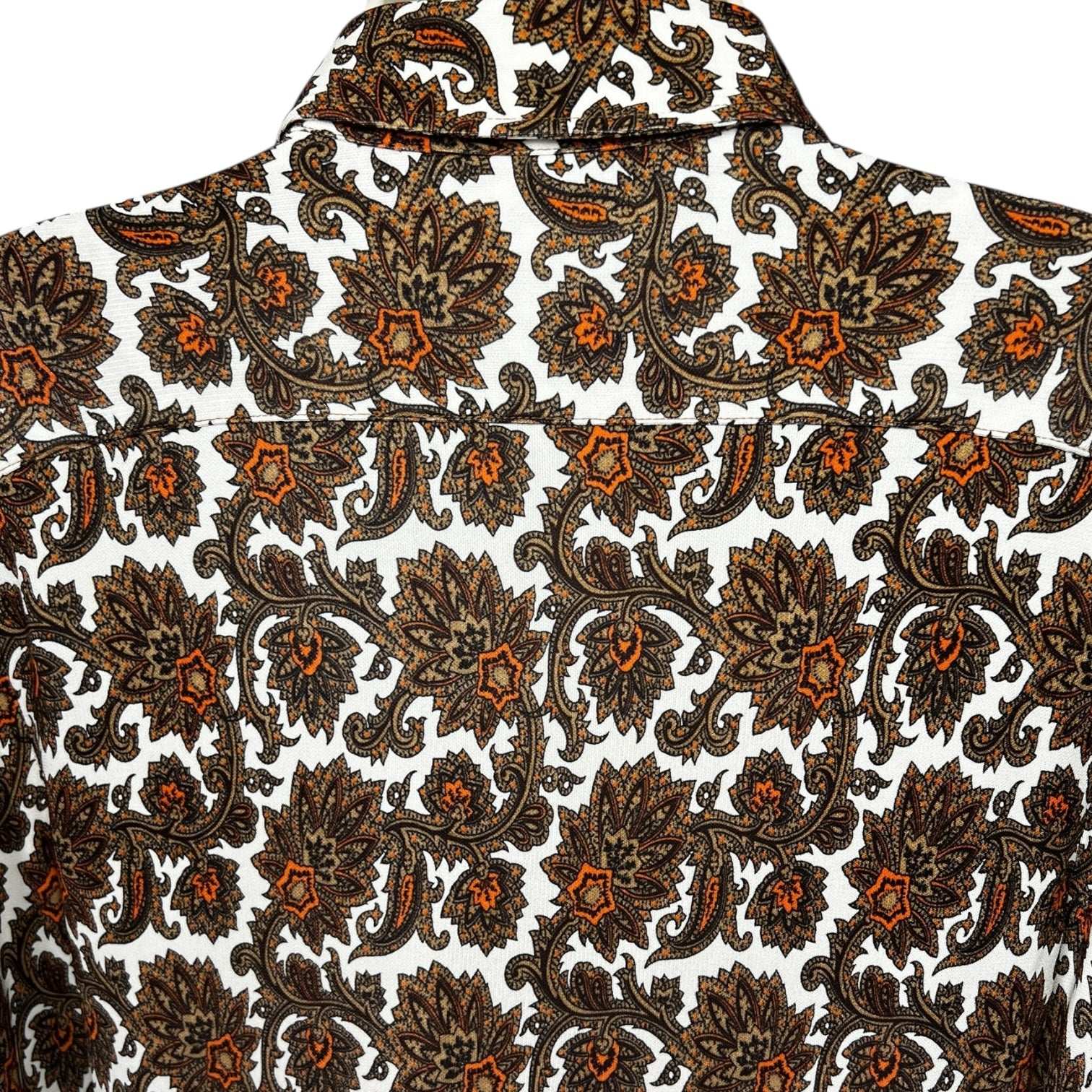Nili Lotan Celestine Jersey Shirt – Paisley Tapestry Print, Size L – pre-loved