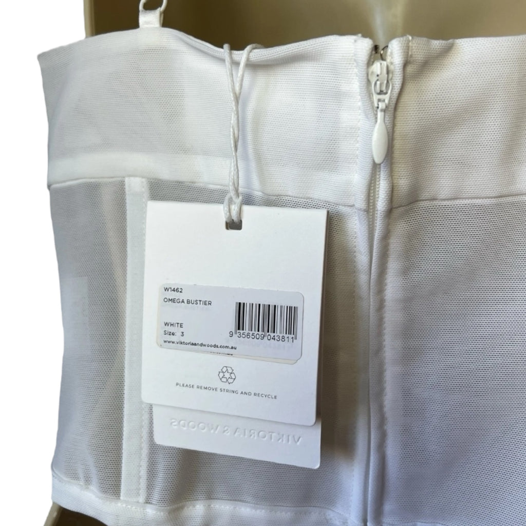 Viktoria & Woods Omega Bustier Corset Top – Sz 3 (UK12)