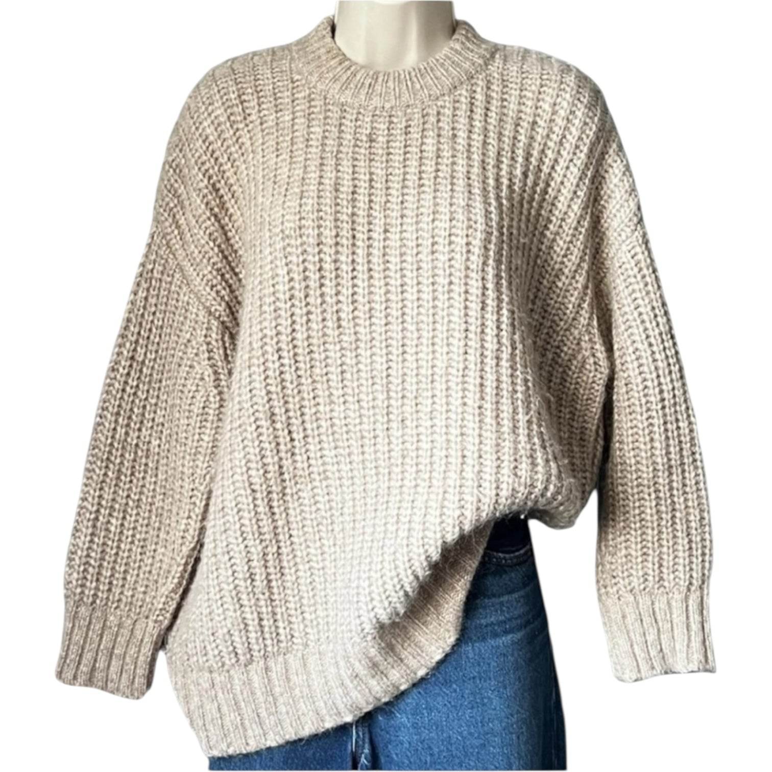 Jenni Kayne Oversized Alpaca Knit Jumper – Cocoon Silhouette, Size XXS – pre-loved