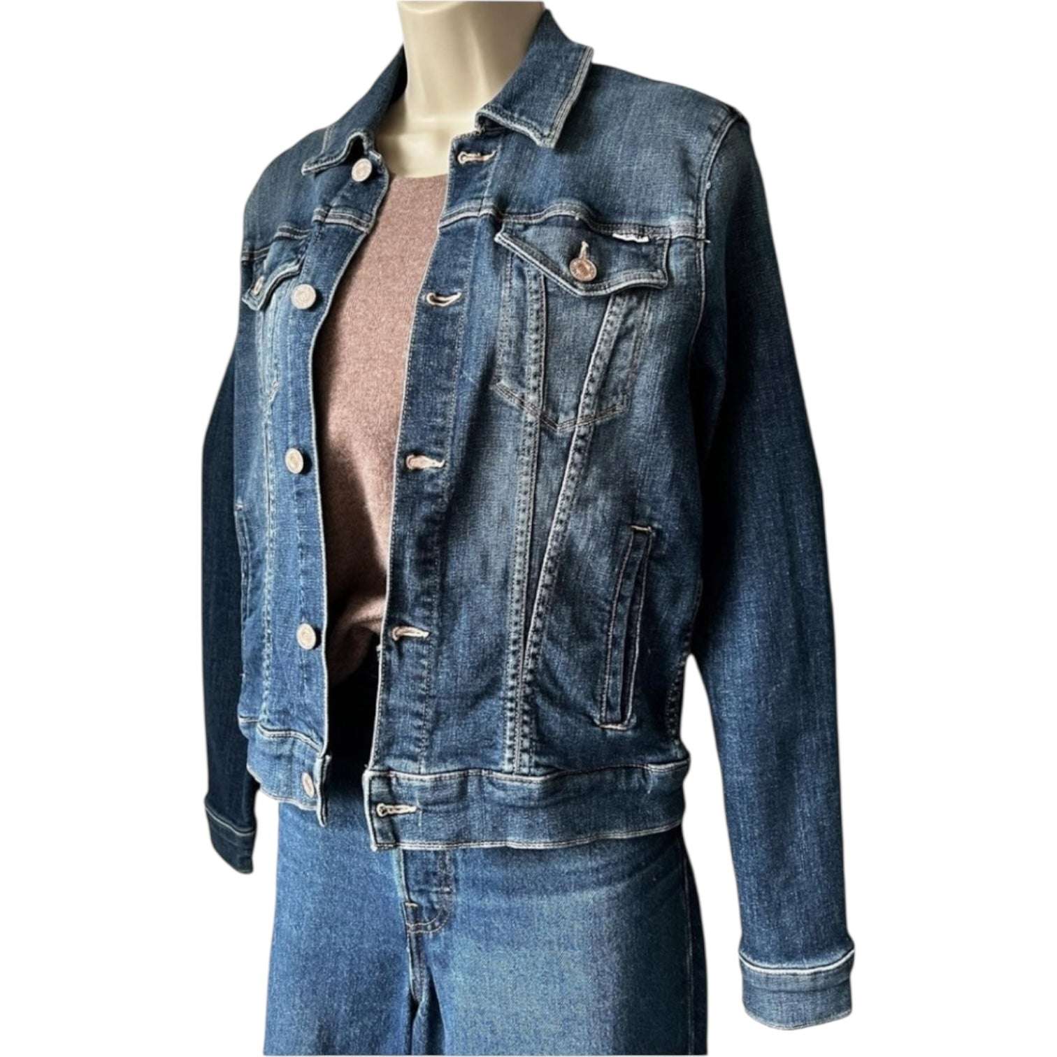 Mother Denim The Pocket Bruiser Jacket – Fitted, Size S – pre-loved