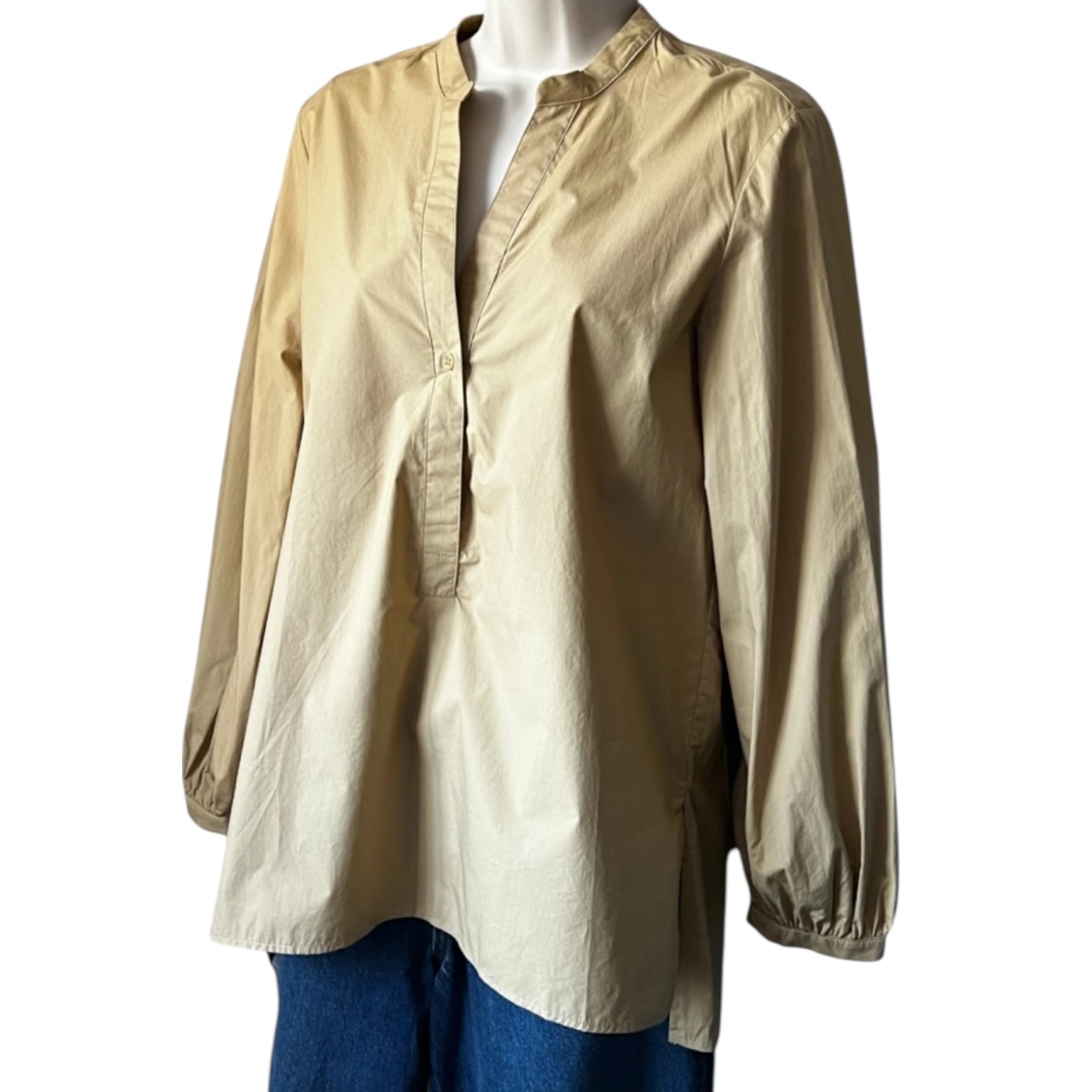 Momoni Poplin Tunic Shirt - Cotton, IT40