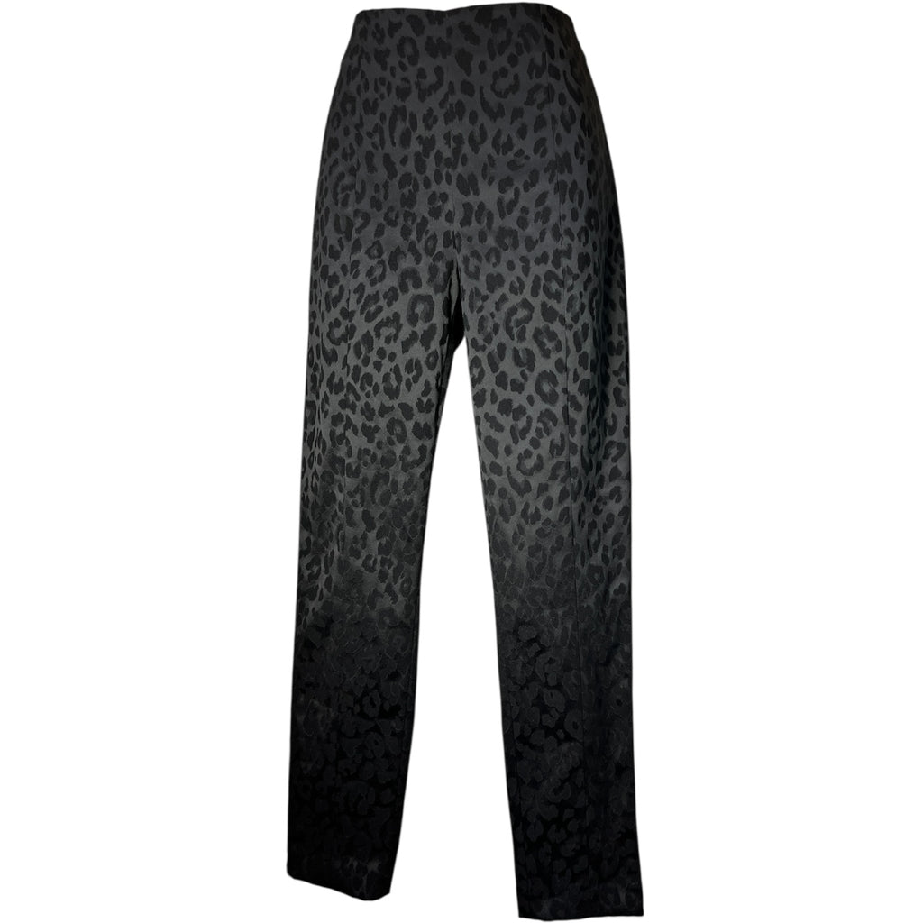 Veronica Beard Honolulu Leopard Jacquard Tuxedo Trousers – Tailored Fit, US 4 – pre-loved