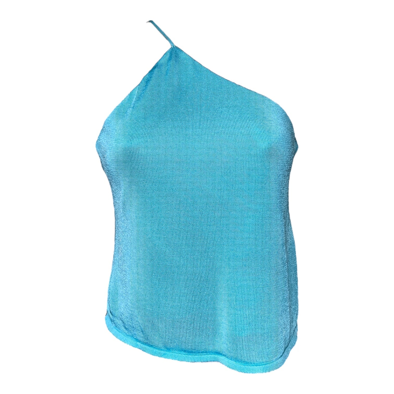GAUGE81 Beja One-Shoulder Mesh Top – Asymmetric Open Back, XS