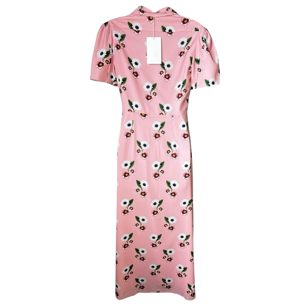 Borgo De Nor Adelaide Pink Floral Midi Dress – UK8