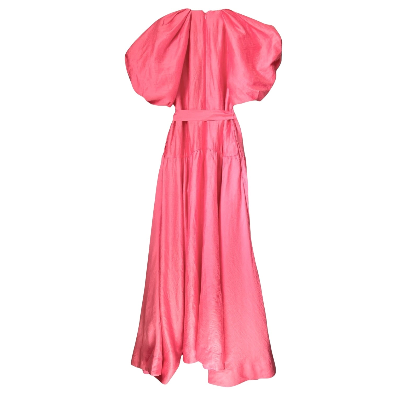 Acler Warner Linen Long Dress – Pink Rose, AU12 / US8
