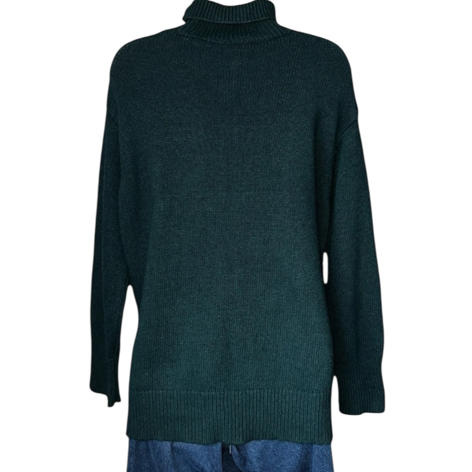 Sandro Wool-Cashmere Oversized Turtleneck Jumper – Swing Intarsia, Size 1