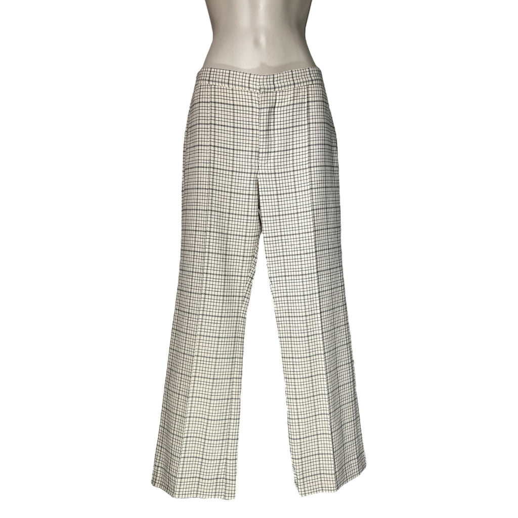 Isabel Marant Cotton Cropped Straight-Leg Trousers - Check, FR36